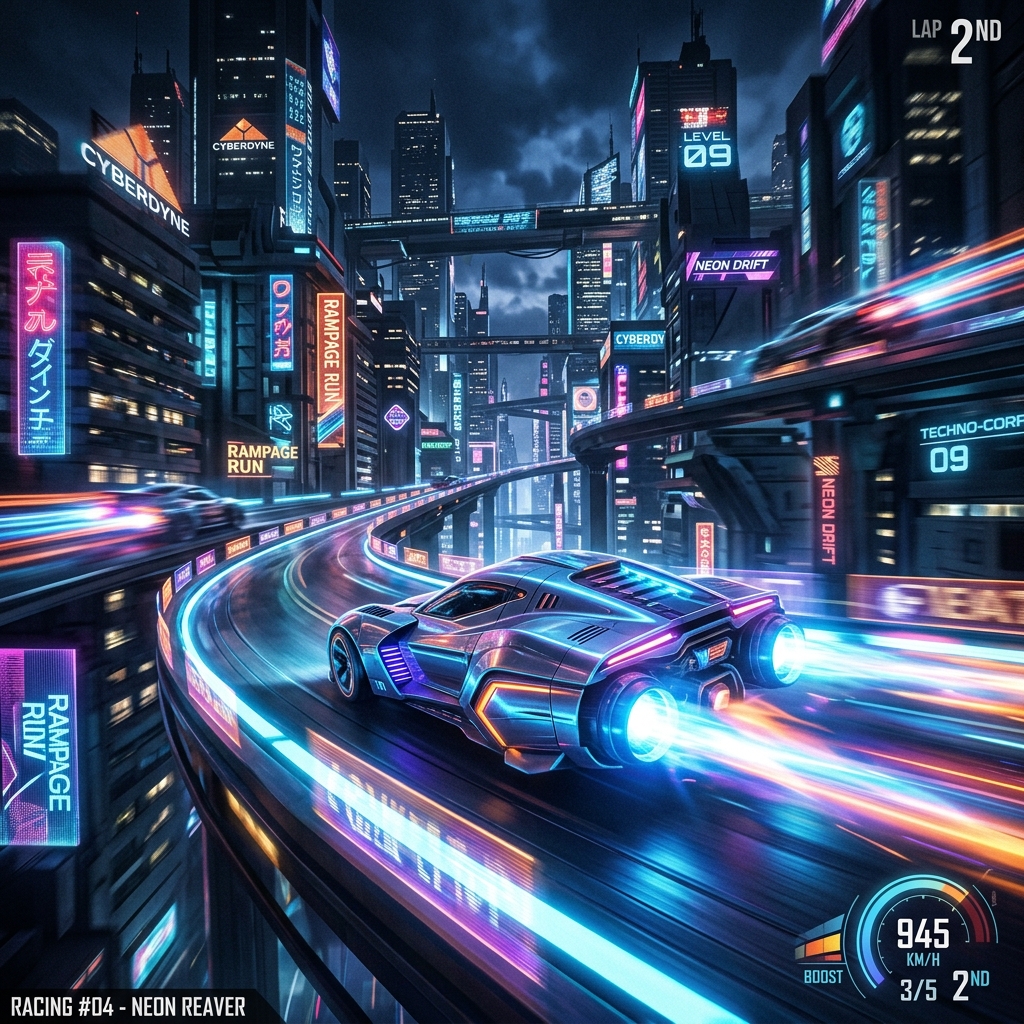 Neon Reaver racer