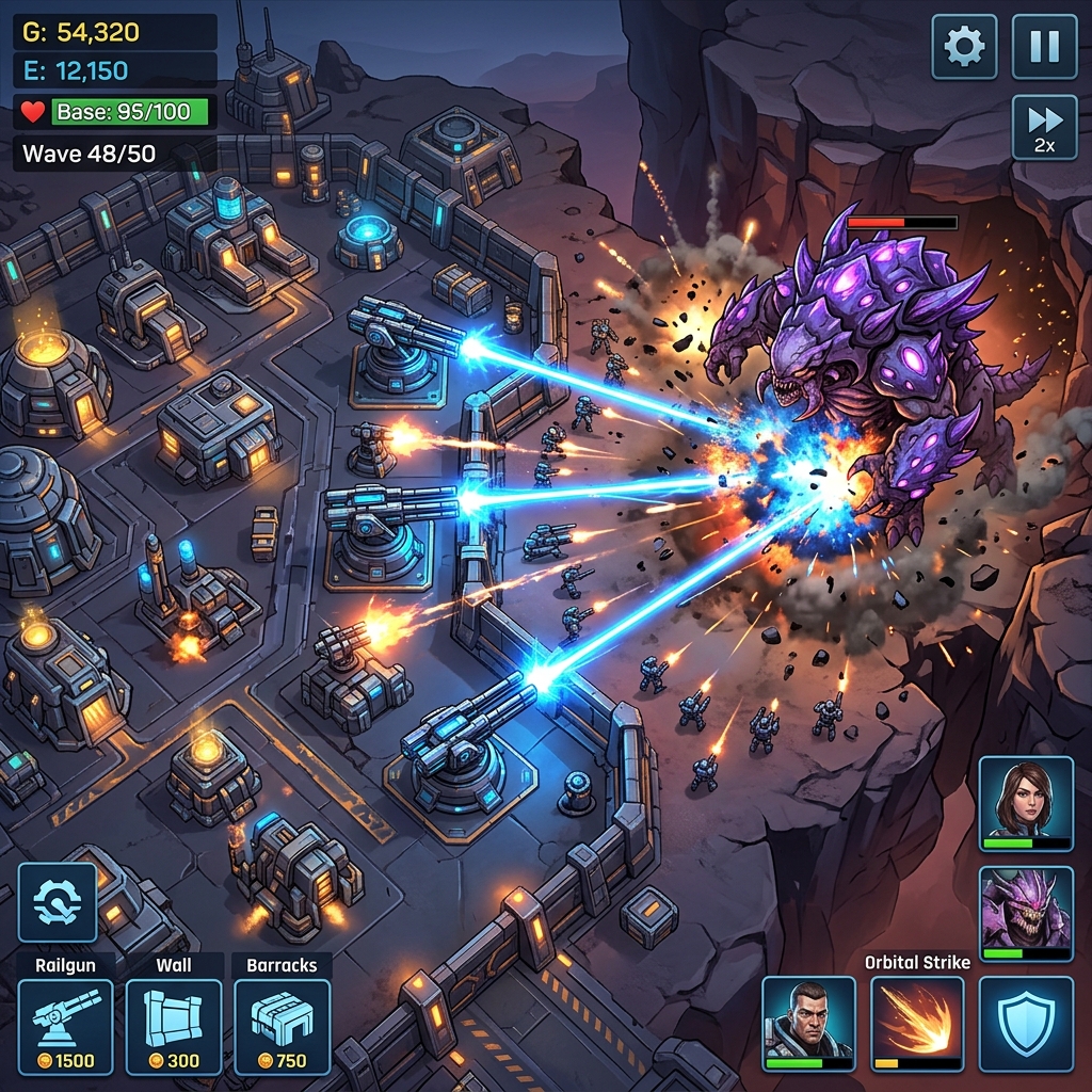 Purge Protocol tactical turret grid battle